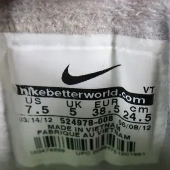 Nike Shoes Womens 7.5 Athletic Trainer Lunarglide 4 Running Sneaker Comfort Grey - Picture 11 of 13